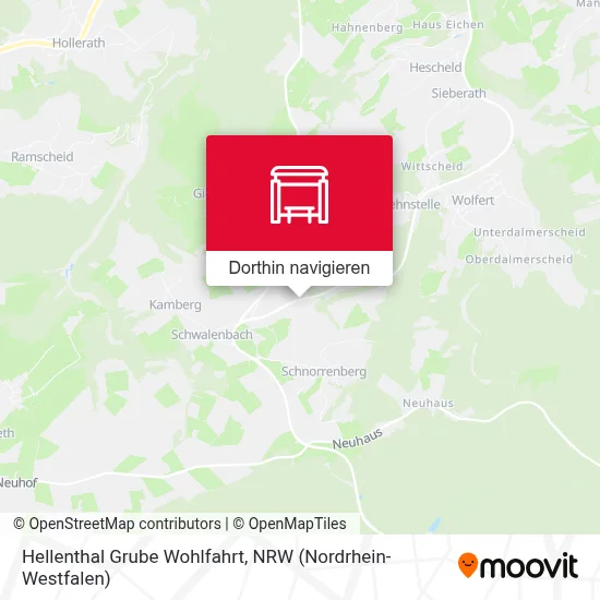 Hellenthal Grube Wohlfahrt Karte