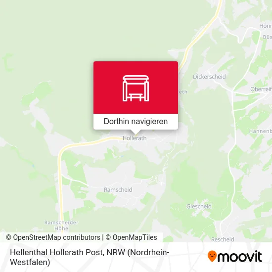 Hellenthal Hollerath Post Karte