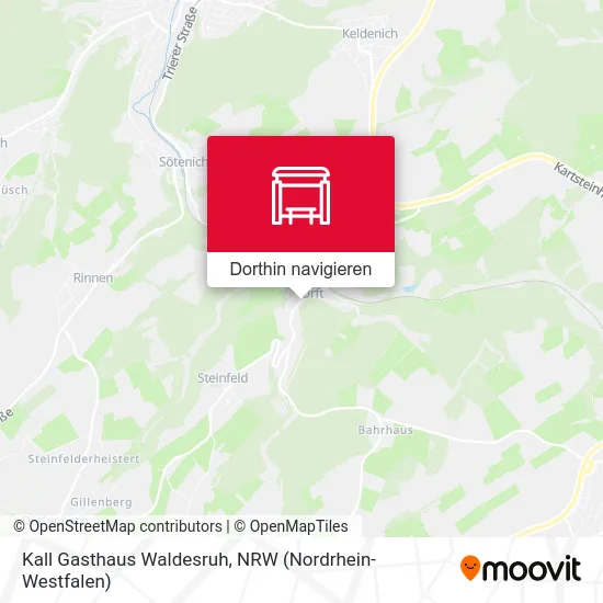 Kall Gasthaus Waldesruh Karte