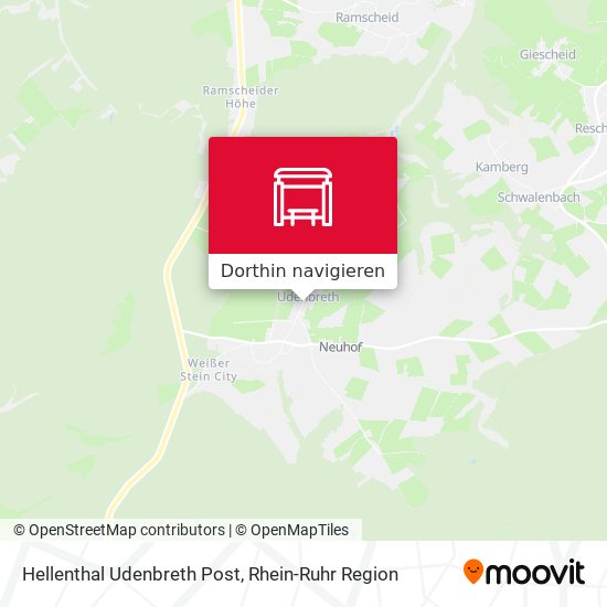 Hellenthal Udenbreth Post Karte