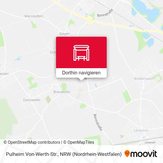 Pulheim Von-Werth-Str. Karte