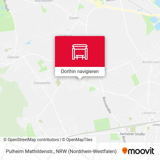 Pulheim Mathildenstr. Karte