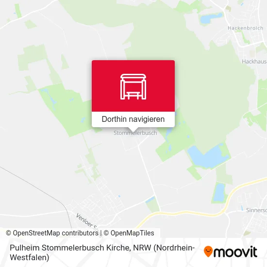 Pulheim Stommelerbusch Kirche Karte