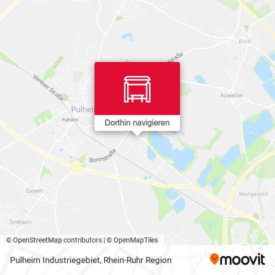 Pulheim Industriegebiet Karte