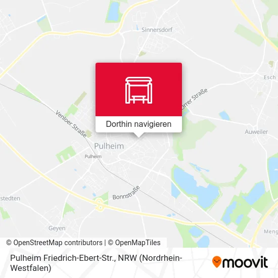 Pulheim Friedrich-Ebert-Str. Karte