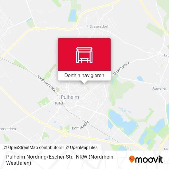 Pulheim Nordring/Escher Str. Karte