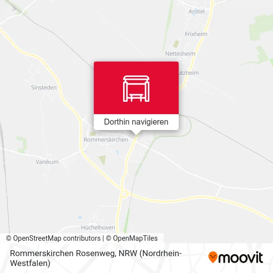 Rommerskirchen Rosenweg Karte