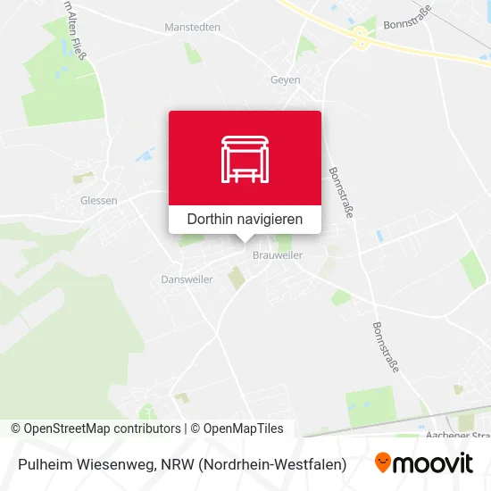 Pulheim Wiesenweg Karte