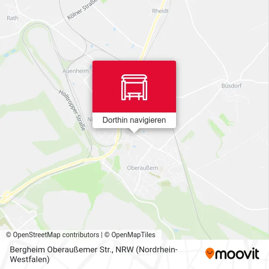 Bergheim Oberaußemer Str. Karte