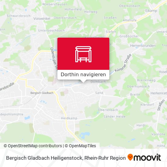 Bergisch Gladbach Heiligenstock Karte