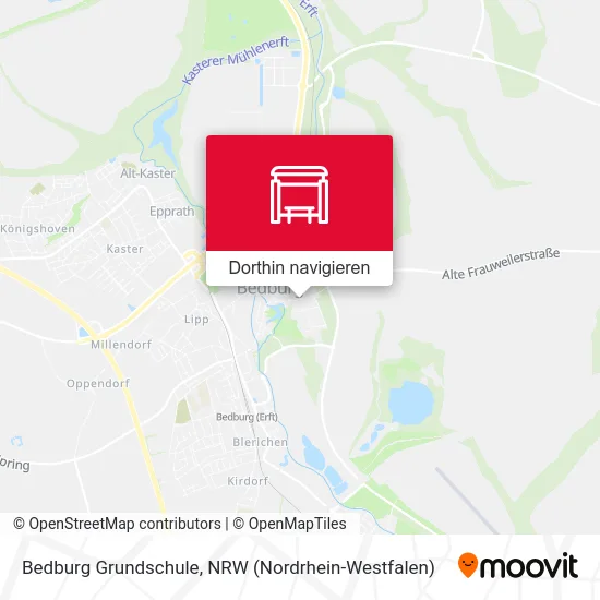 Bedburg Grundschule Karte