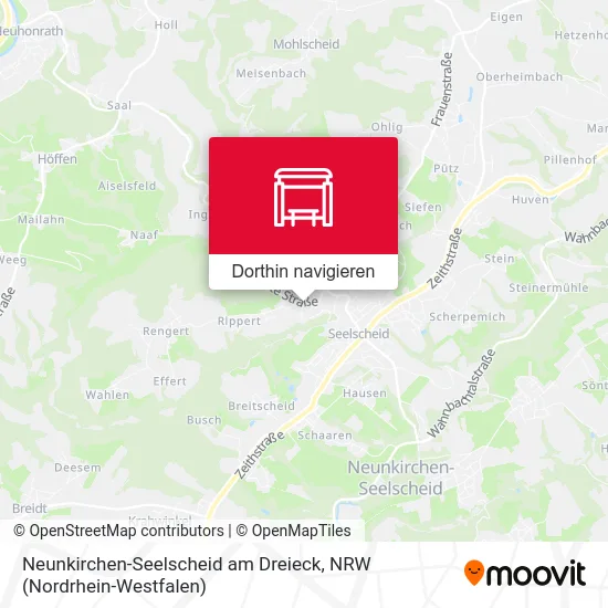 Neunkirchen-Seelscheid am Dreieck Karte