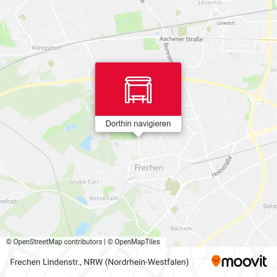 Frechen Lindenstr. Karte