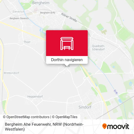 Bergheim Ahe Feuerwehr Karte