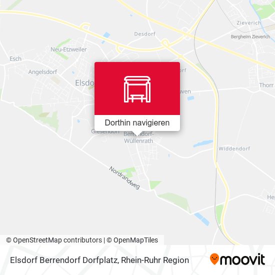 Elsdorf Berrendorf Dorfplatz Karte
