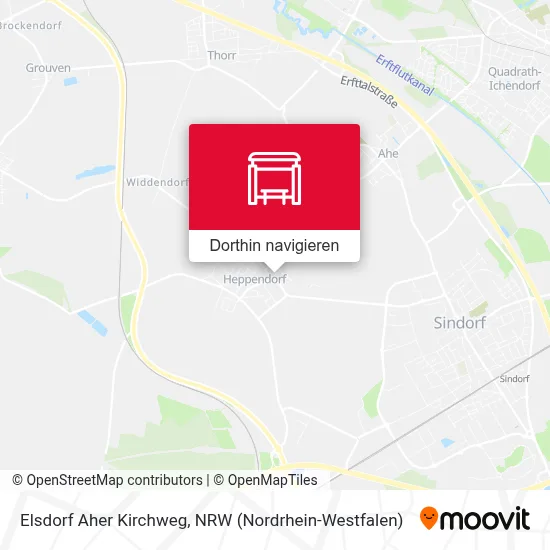 Elsdorf Aher Kirchweg Karte