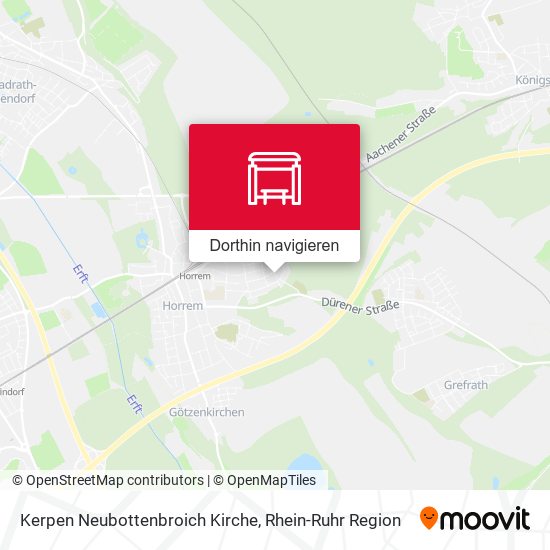 Kerpen Neubottenbroich Kirche Karte