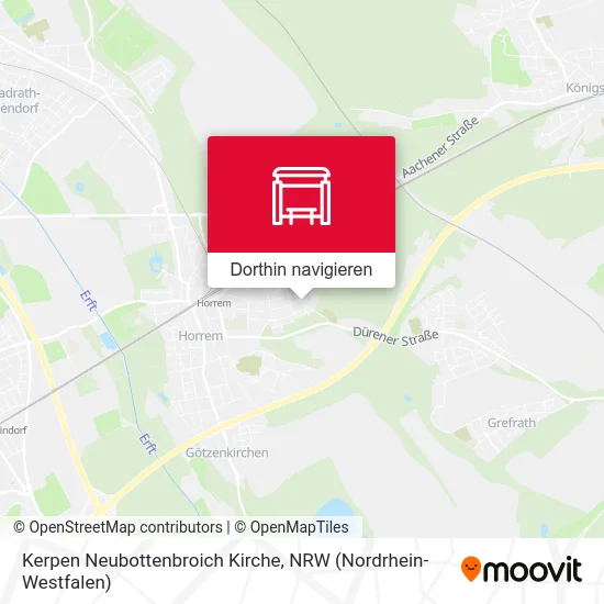 Kerpen Neubottenbroich Kirche Karte