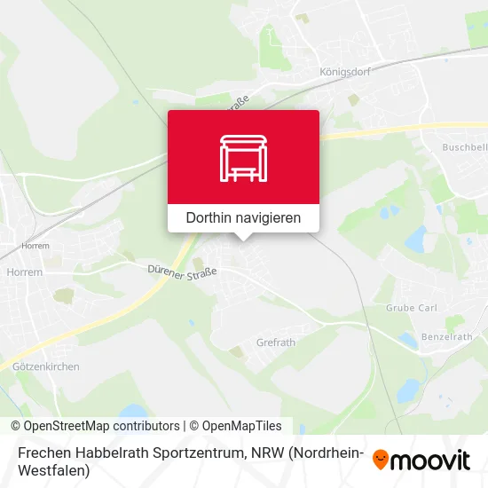 Frechen Habbelrath Sportzentrum Karte