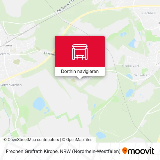 Frechen Grefrath Kirche Karte