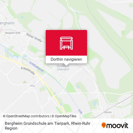 Bergheim Grundschule am Tierpark Karte