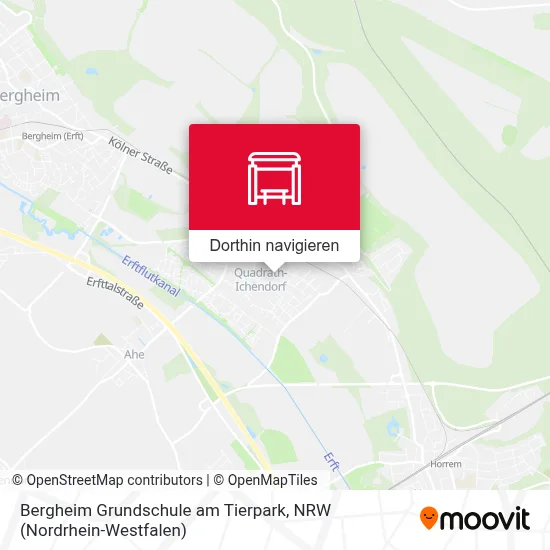 Bergheim Grundschule am Tierpark Karte