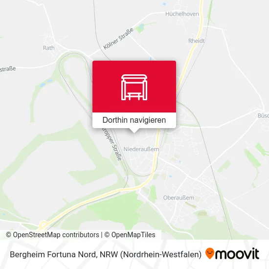 Bergheim Fortuna Nord Karte
