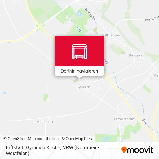 Erftstadt Gymnich Kirche Karte