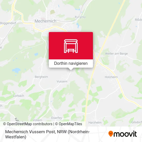 Mechernich Vussem Post Karte