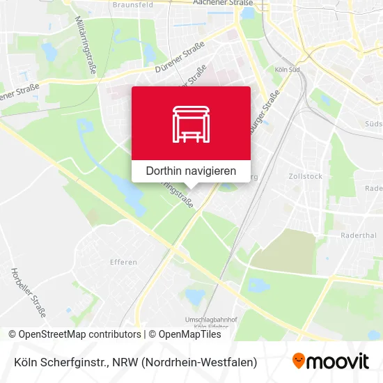 Köln Scherfginstr. Karte