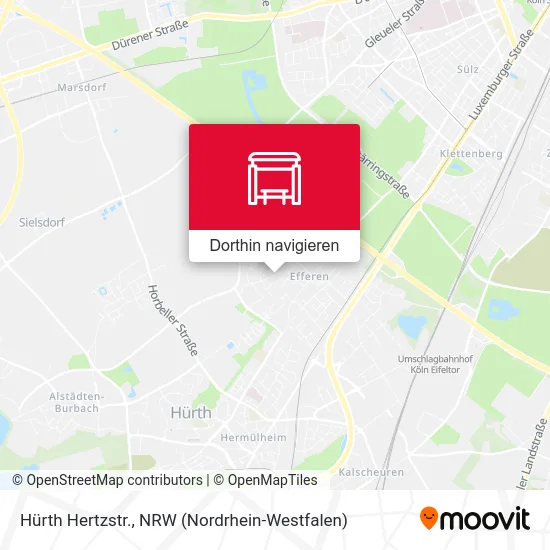 Hürth Hertzstr. Karte