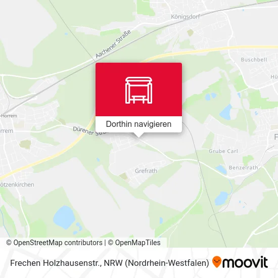 Frechen Holzhausenstr. Karte