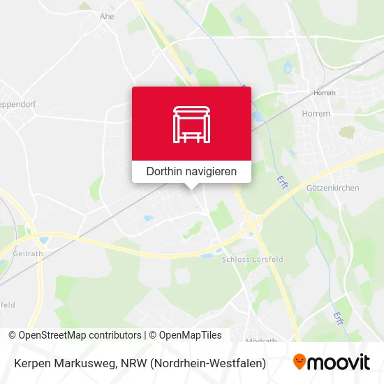 Kerpen Markusweg Karte