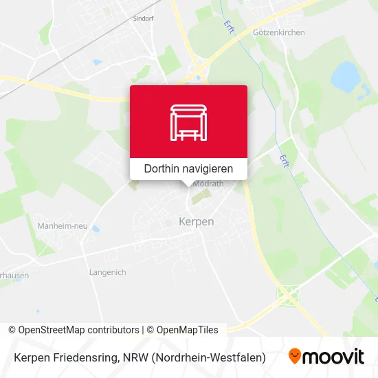 Kerpen Friedensring Karte