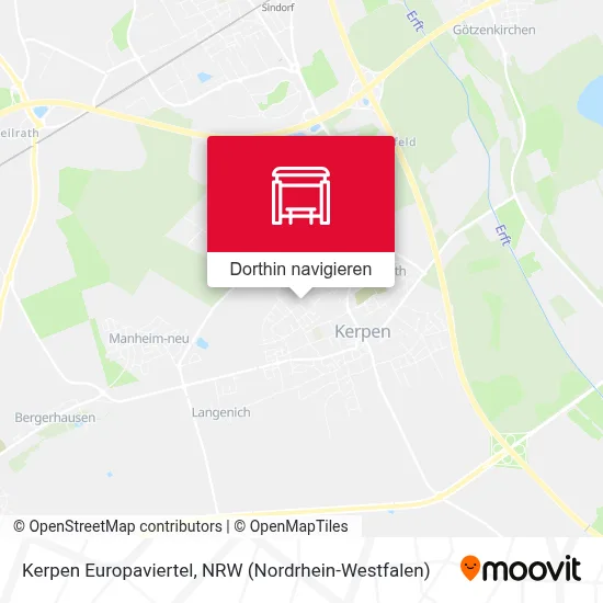 Kerpen Europaviertel Karte