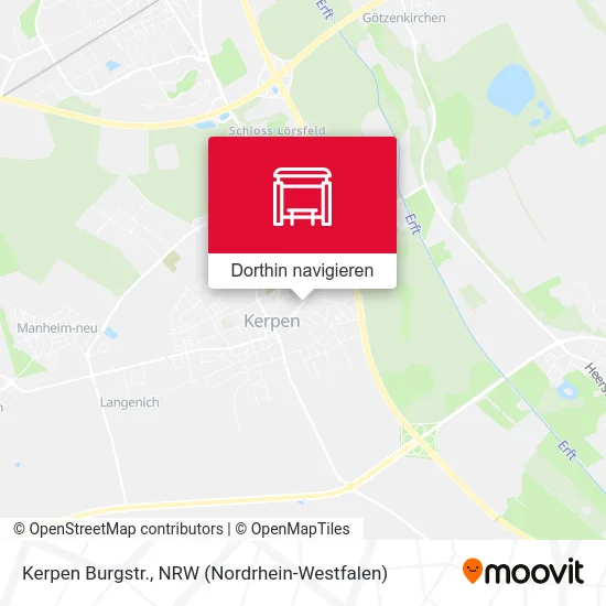 Kerpen Burgstr. Karte