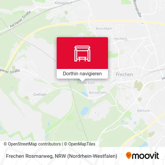 Frechen Rosmarweg Karte