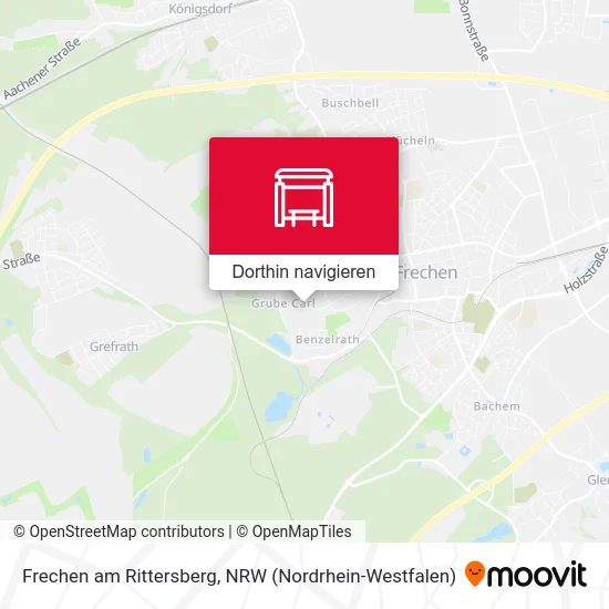 Frechen am Rittersberg Karte