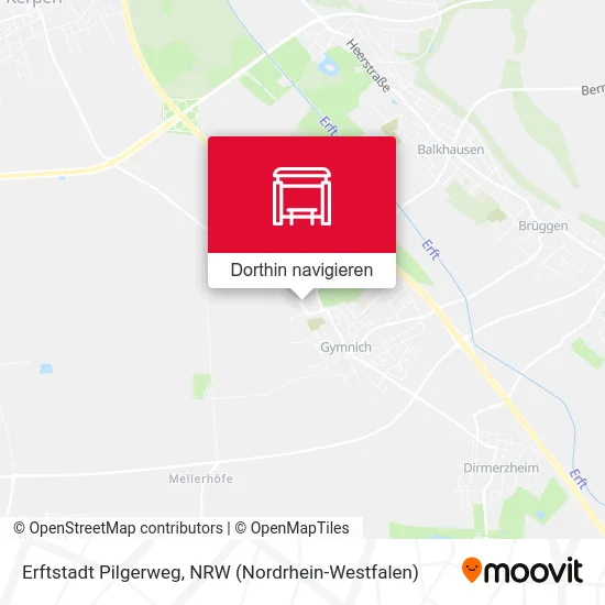 Erftstadt Pilgerweg Karte