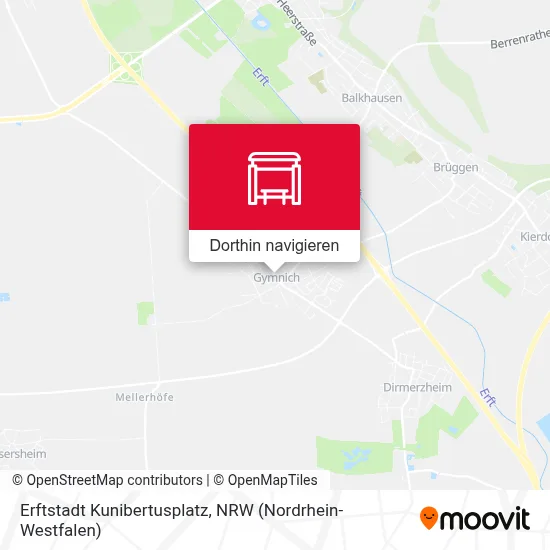 Erftstadt Kunibertusplatz Karte