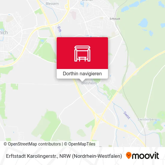 Erftstadt Karolingerstr. Karte