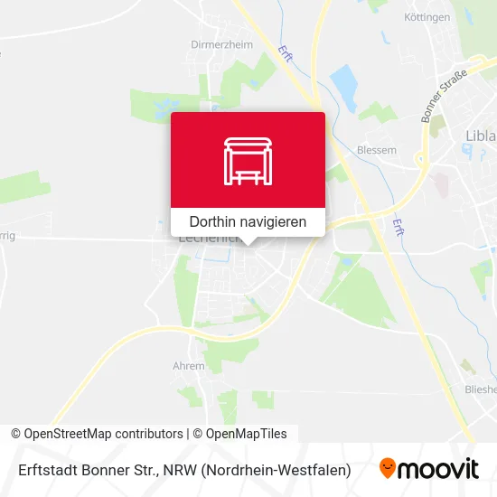 Erftstadt Bonner Str. Karte