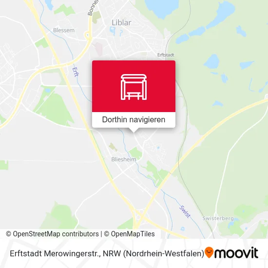 Erftstadt Merowingerstr. Karte