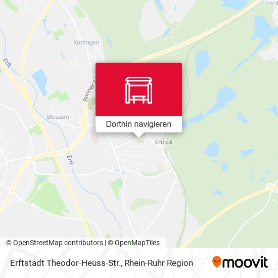 Erftstadt Theodor-Heuss-Str. Karte