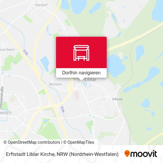 Erftstadt Liblar Kirche Karte
