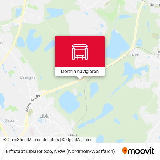 Erftstadt Liblarer See Karte