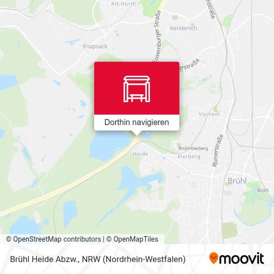 Brühl Heide Abzw. Karte