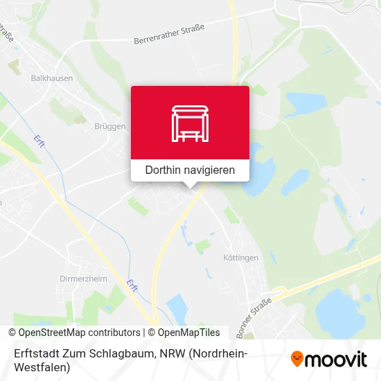 Erftstadt Zum Schlagbaum Karte