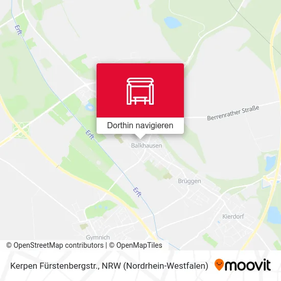 Kerpen Fürstenbergstr. Karte