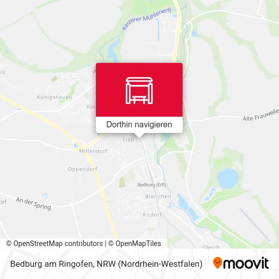 Bedburg am Ringofen Karte
